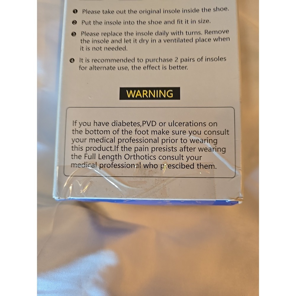 Warelves Full Length Orthodics Foot Care 9 - 9.5 - Picture 7 of 12